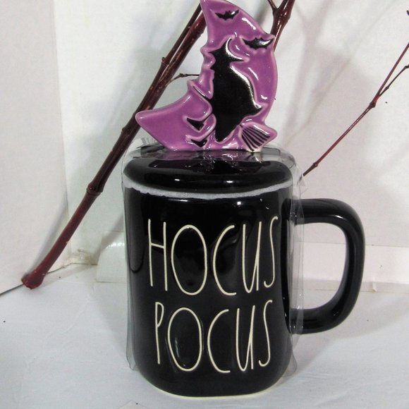 RAE DUNN NEW WITCH HOCUS POCUS TOPPER MUG HALLOWEEN - Picture 2 of 8